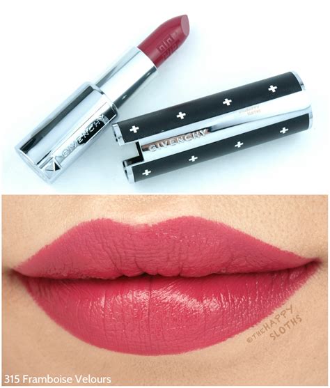 givenchy le rouge 315 swatches|givenchy 315 le rouge.